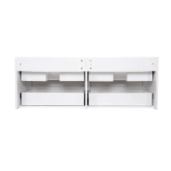 Ensemble meuble double vasque SORRENTO 120cm avec plan céramique