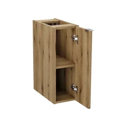 Ensemble meuble double vasque 140cm 4 tiroirs miroirs LED et colonne Jade Vert et Bois