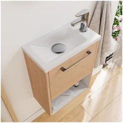 Ensemble meuble lave-mains NIKA + robinet