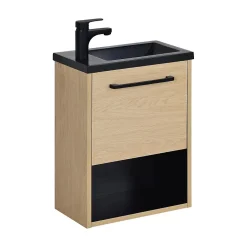Ensemble meuble lave-mains NIKA + robinet