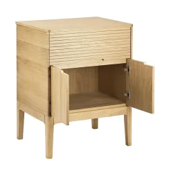 Ensemble meuble simple vasque 60 cm chêne + vasque ALASKA