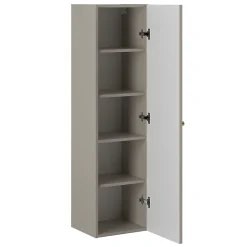 Ensemble meuble simple vasque encastree 80cm et colonne Izae Cachemire