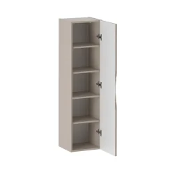 Ensemble meuble simple vasque encastree 80cm et colonne Tao Cachemire