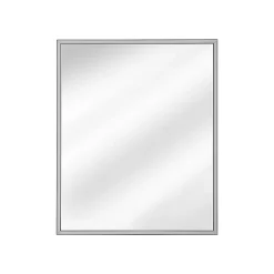 Ensemble meuble simple vasque encastree 80cm miroir LED et colonne Adriel Noir