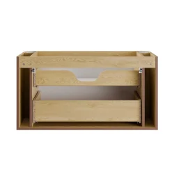 Ensemble meuble sous vasque 100cm et colonne Mila Bois
