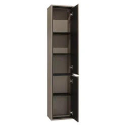 Ensemble meuble sous-vasque 80 cm et colonne Sophea Taupe