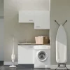 Ensemble meubles buanderie avec emplacement lave-linge - B02