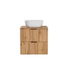 Ensemble salle de bain ADEL OAK 60cm vasque à poser