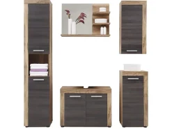 Ensemble Salle de bain PUKET 72 x 56 x 34 cm - Gris foncé