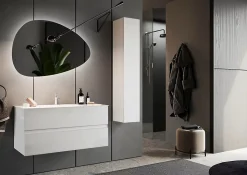 Ensemble salle de bain START blanc brillant, 101 x 53 x 47 cm
