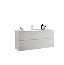 Ensemble salle de bain START blanc brillant, 101 x 53 x 47 cm