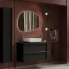 Ensemble salle de bain STEEL noir frêne, en plusieurs dimensions - 79 cm