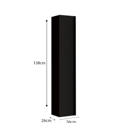 Ensemble salle de bain STEEL noir frêne, en plusieurs dimensions - 79 cm