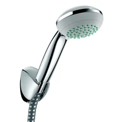 Ensemble support mural et douchette Vario avec flexible de douche 160 cm chromé Hansgrohe Crometta 85