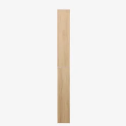 Etagère / Meuble WC Linear avec portes coulissantes. 3 espaces de rangement. naturel. 64 x 20 x 180 cm
