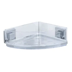 Etagère d'angle en acier inox Quadro