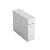 Etagère de rangement WC blanc L19 cm - CALENCIA