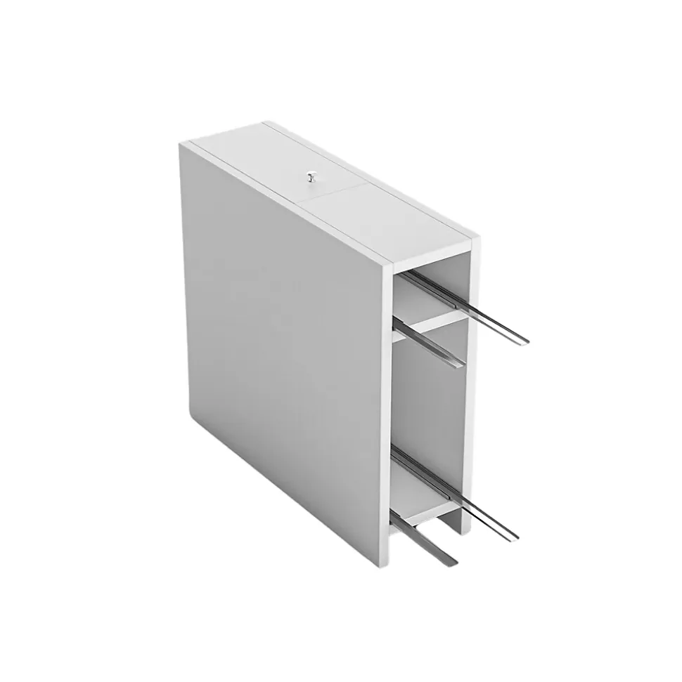 Etagère de rangement WC blanc L19 cm - CALENCIA