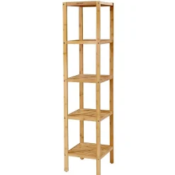 Etagère de salle de bain avec 5 tablettes - H146 cm