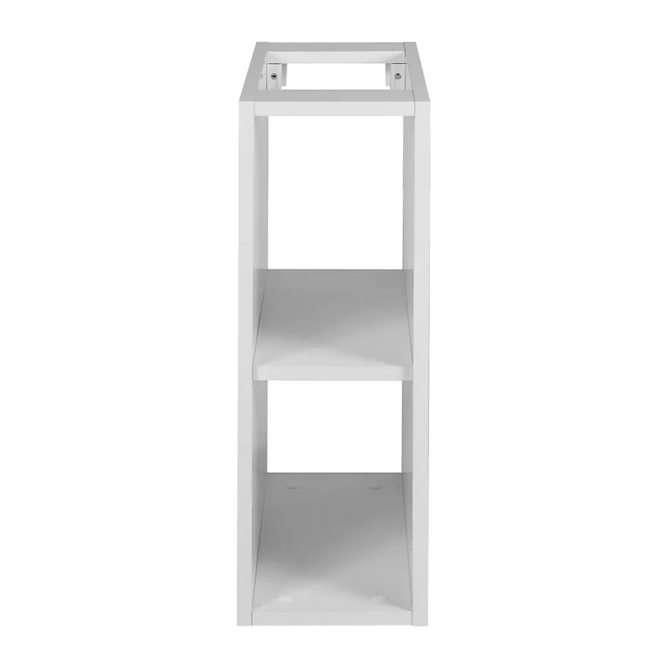 Etagère de salle de bain, Blanc Mat, 20 x 57 x 46 cm