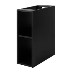 Etagère de salle de bain, Noir Mat, 20 x 57 x 46 cm