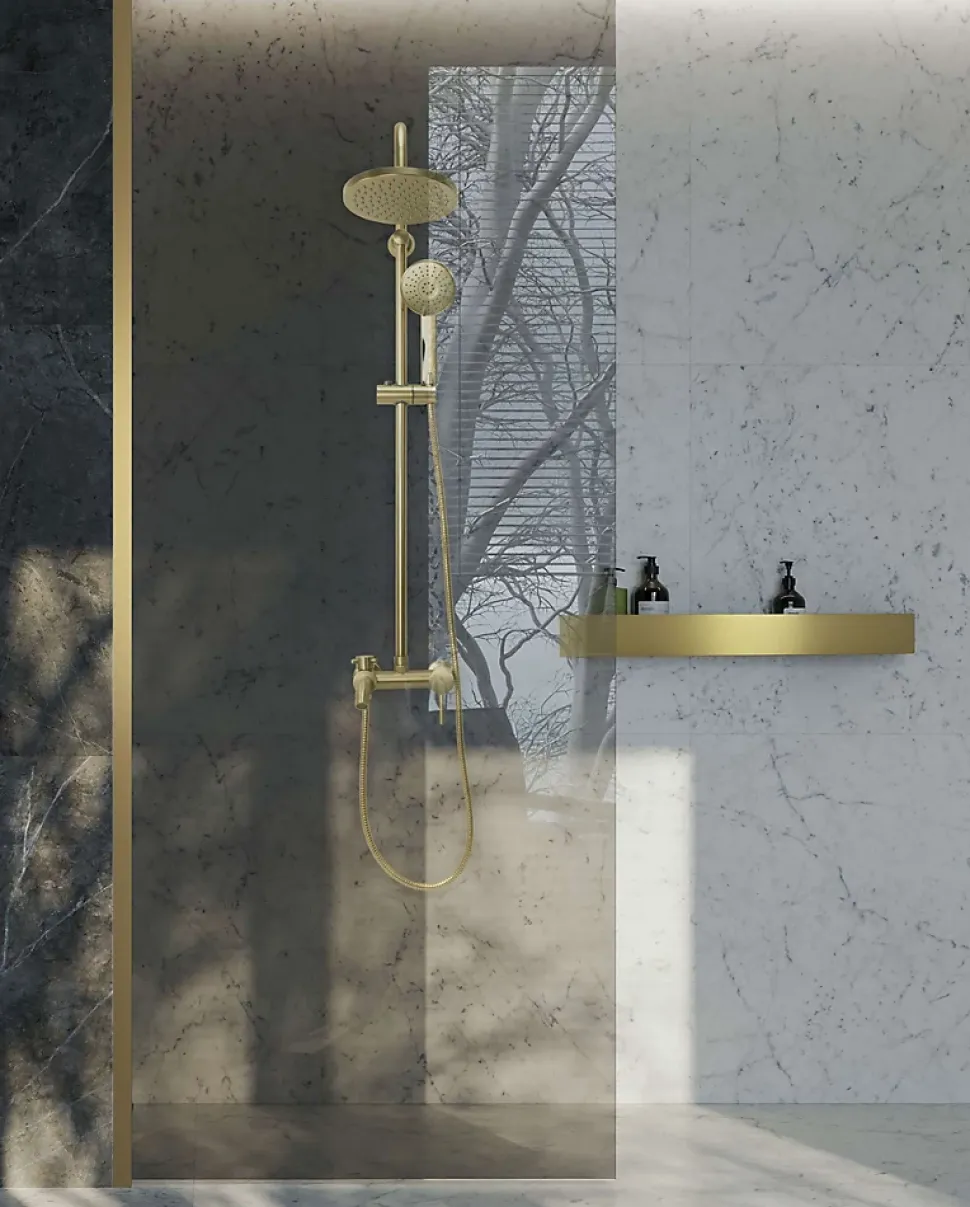 ETAGÈRE DE SALLE DE BAIN REA SF04-600-BG BRUSH GOLD