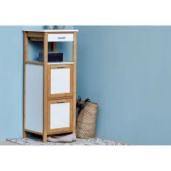 Etagère de salle de bain scandinave Finja