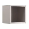 Etagère haut de salle de bain suspendue NOVA CACHEMIRE 27 x 28 cm