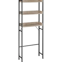 Etagère pont WC avec 3 étagères - L63 cm