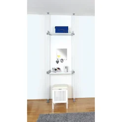 Etagère pour machine à laver et toilette - H. 165/300 cm