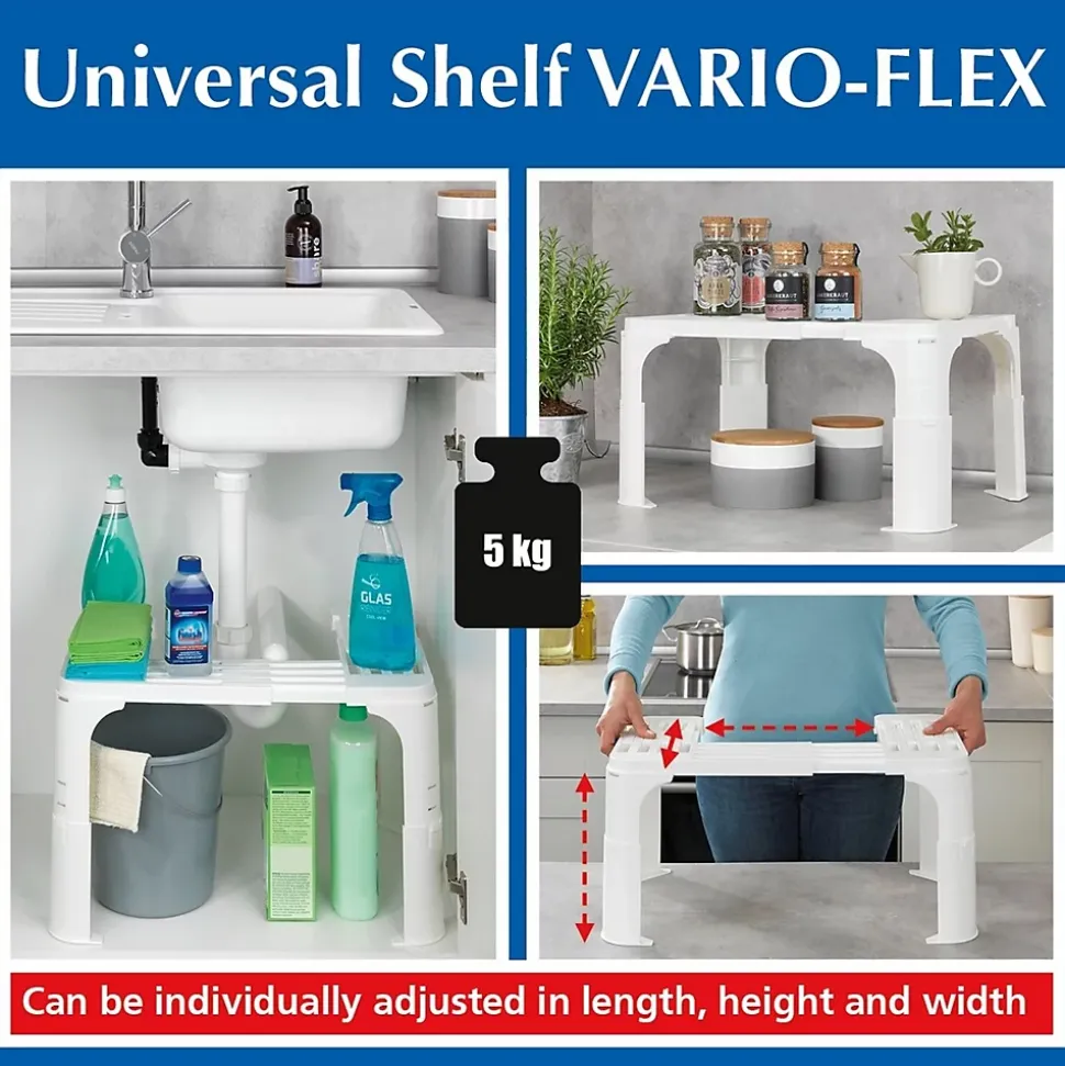 Etagère universelle Vario-Flex en Polypropylène
