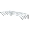 Etendoir à linge mural pliable blanc 5 m