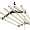Etendoir à Linge Suspendu - Noir- 2.4m
