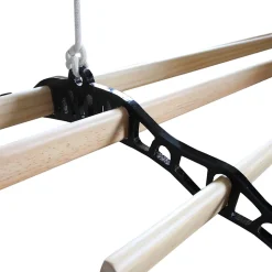 Etendoir à Linge Suspendu - Noir - 2m