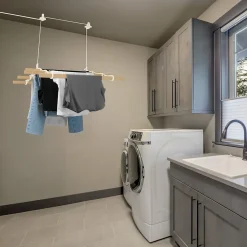 Etendoir à Linge Suspendu de 2 Mètres - Ivoire