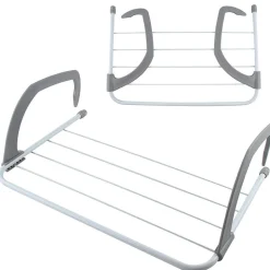 Etendoir Sèche-linge pour balcon 50x15x29 cm plastique