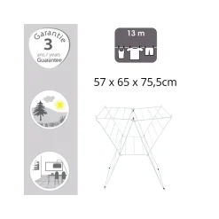 Etendoir Tetra 13M Acier Blanc MSV