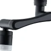 Extension éco aérateur d'eau orientable, bi-jets, noir, MTK