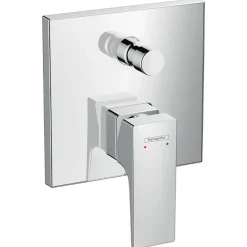 Façade mitigeur bain douche encastré 2 sorties HANSGROHE Metropol chromé