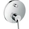 Façade mitigeur bain douche encastré 2 sorties HANSGROHE Talis S chromé