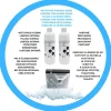 Flacon moussant 0,5 L MIWOO pour Nashi toilette, pack deux unités