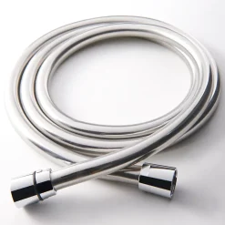 Flexible de douche argent PVC GoodHome 1,5 m