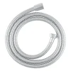 Flexible de douche en acier inoxydable coloris argent longueur 1,50 m