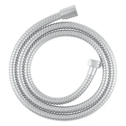 Flexible de douche en acier inoxydable coloris argent longueur 1,50 m