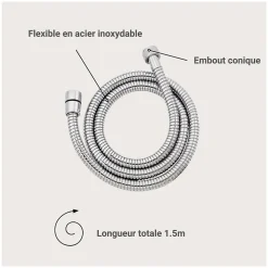 Flexible en acier inoxydable AXON