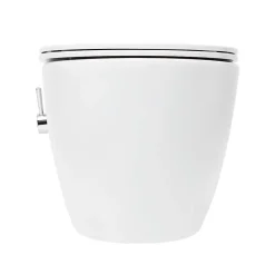Fusion WC japonais suspendu sans bride, chasse d'eau Vortex + abattant SoftClose, blanc (SATFUS11BFC)