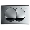 Geberit Delta20 Plaque de déclenchement double touche, Chrome brillant (115.100.21.5)