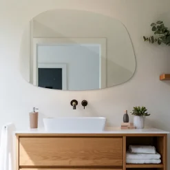 Grand Miroir Irrégulier Tulup 91 x 66 cm pour le maquillage