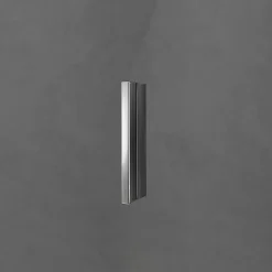 GRAND VERRE Cabine de douche style industriel avec porte coulissante 140 cm et paroi latérale 90 cm accessoires chromés