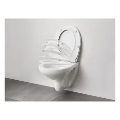 Grohe - Cuvette WC suspendue Bau Ceramic - Porcelaine vitrifiée - Rimless - Chasse 3 6 litres